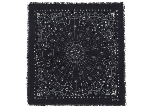 Large Bandana Hachiko Astro Black