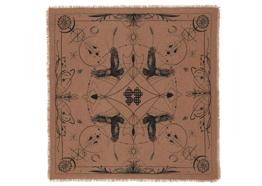 Large Bandana Hiloki Camelo Brown