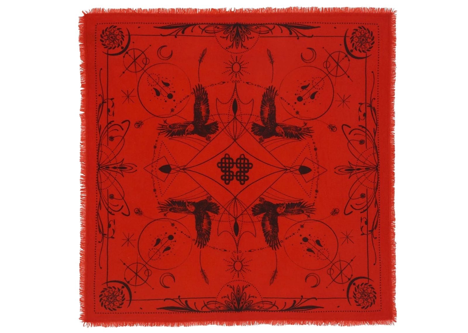 Large Bandana Hiloki Red Orange
