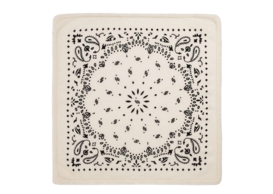 Small Cashmere Bandana Hachi White