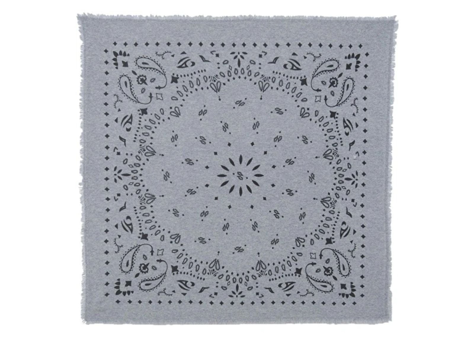 Small Cashmere Bandana Hachi Marl Grey