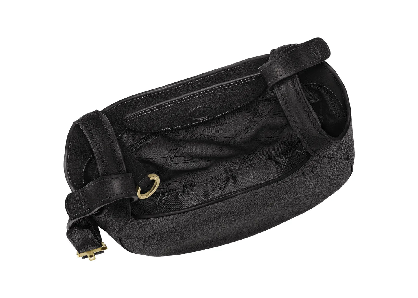 Le Foulonné Small Crossbody Bag Black