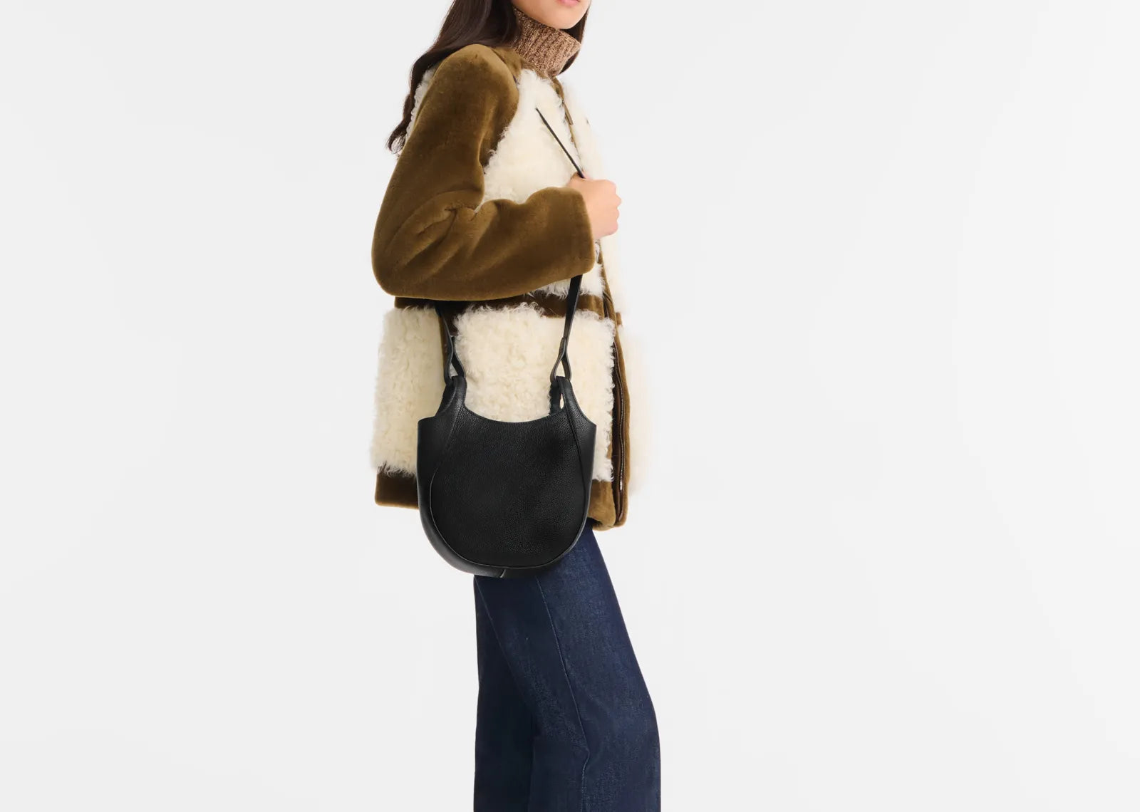 Le Foulonné Small Crossbody Bag Black