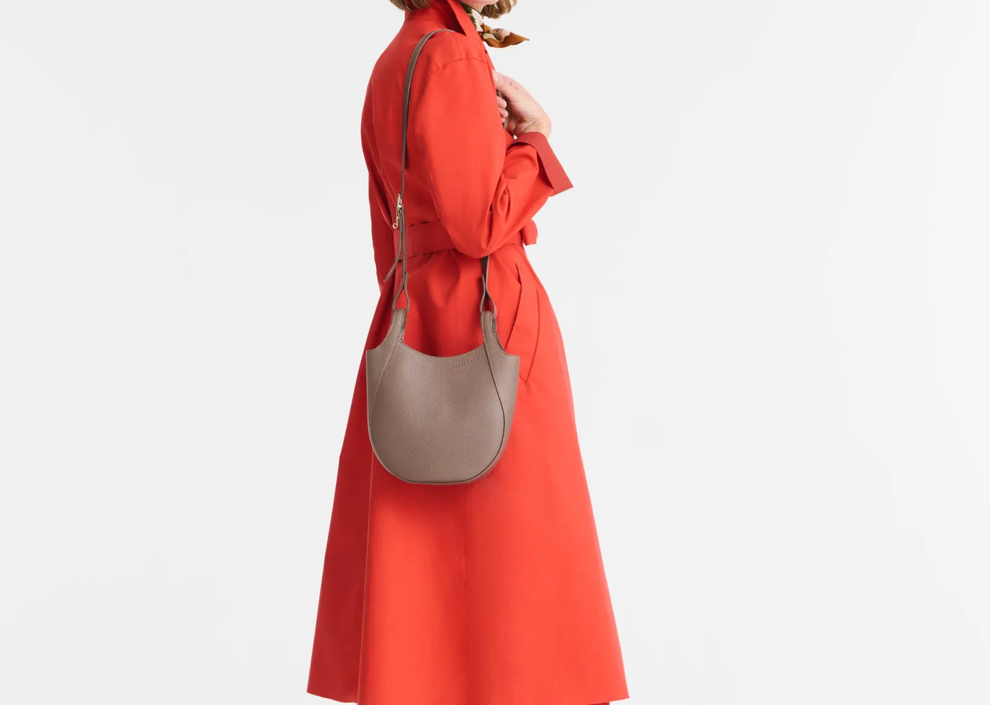 Le Foulonné Small Crossbody Bag Taupe