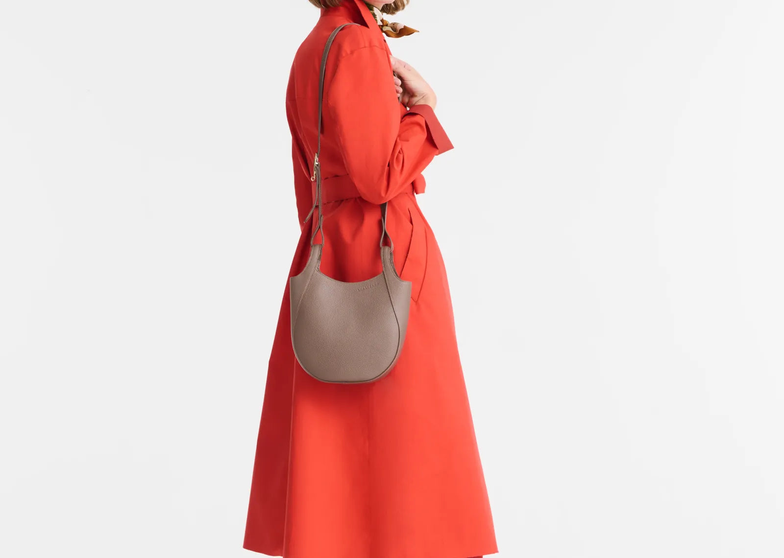 Le Foulonné Small Crossbody Bag Taupe
