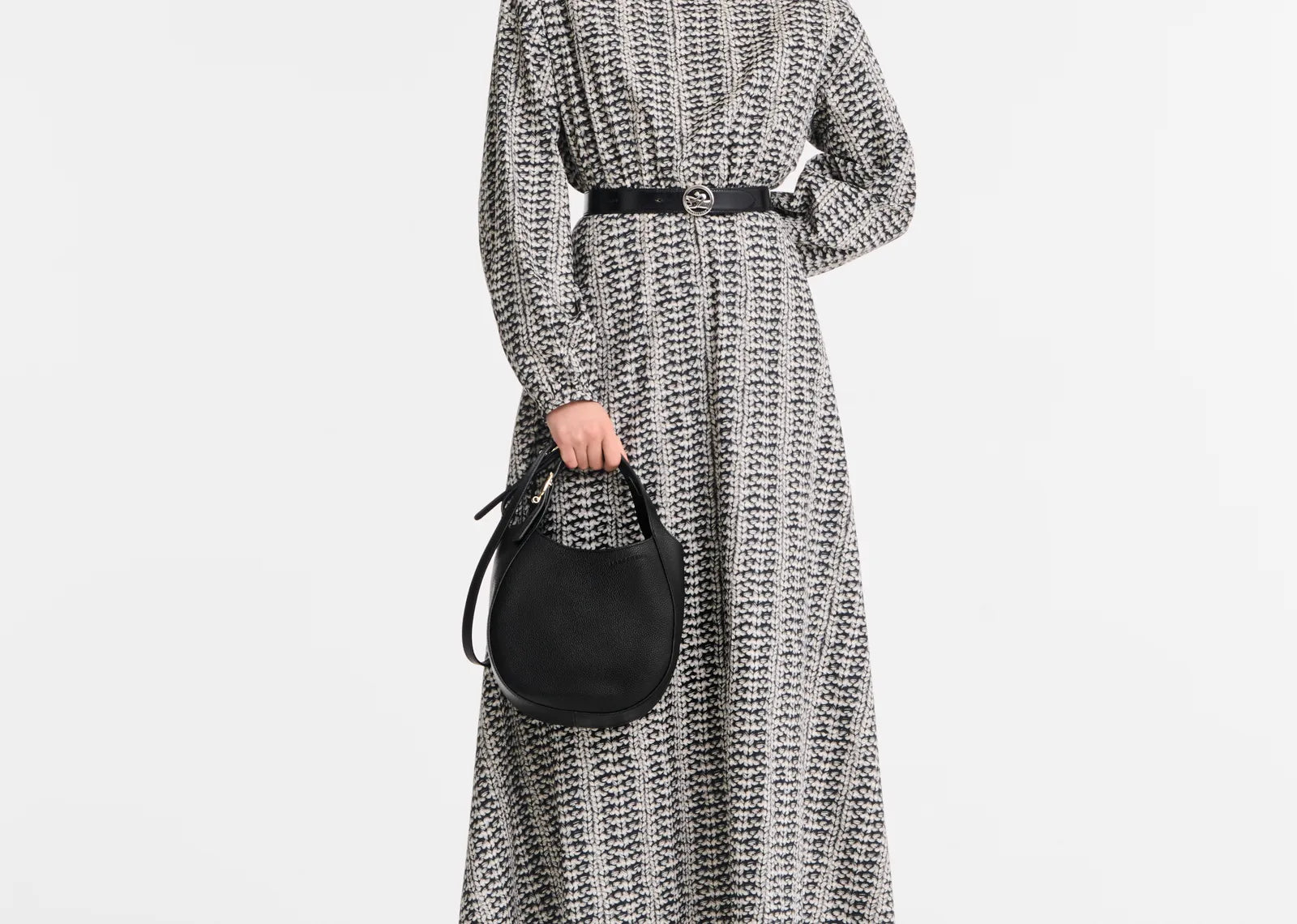 Le Foulonné Small Handbag Black