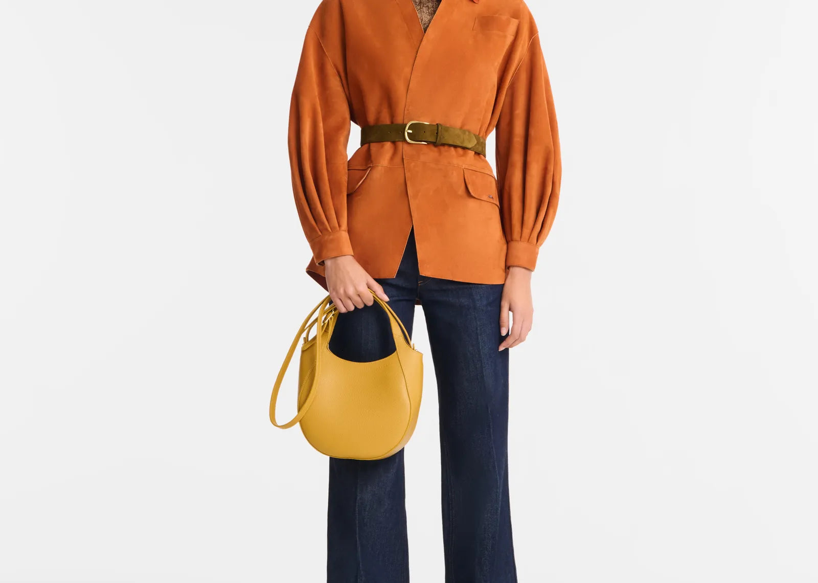 Le Foulonné Small Handbag Nutmeg