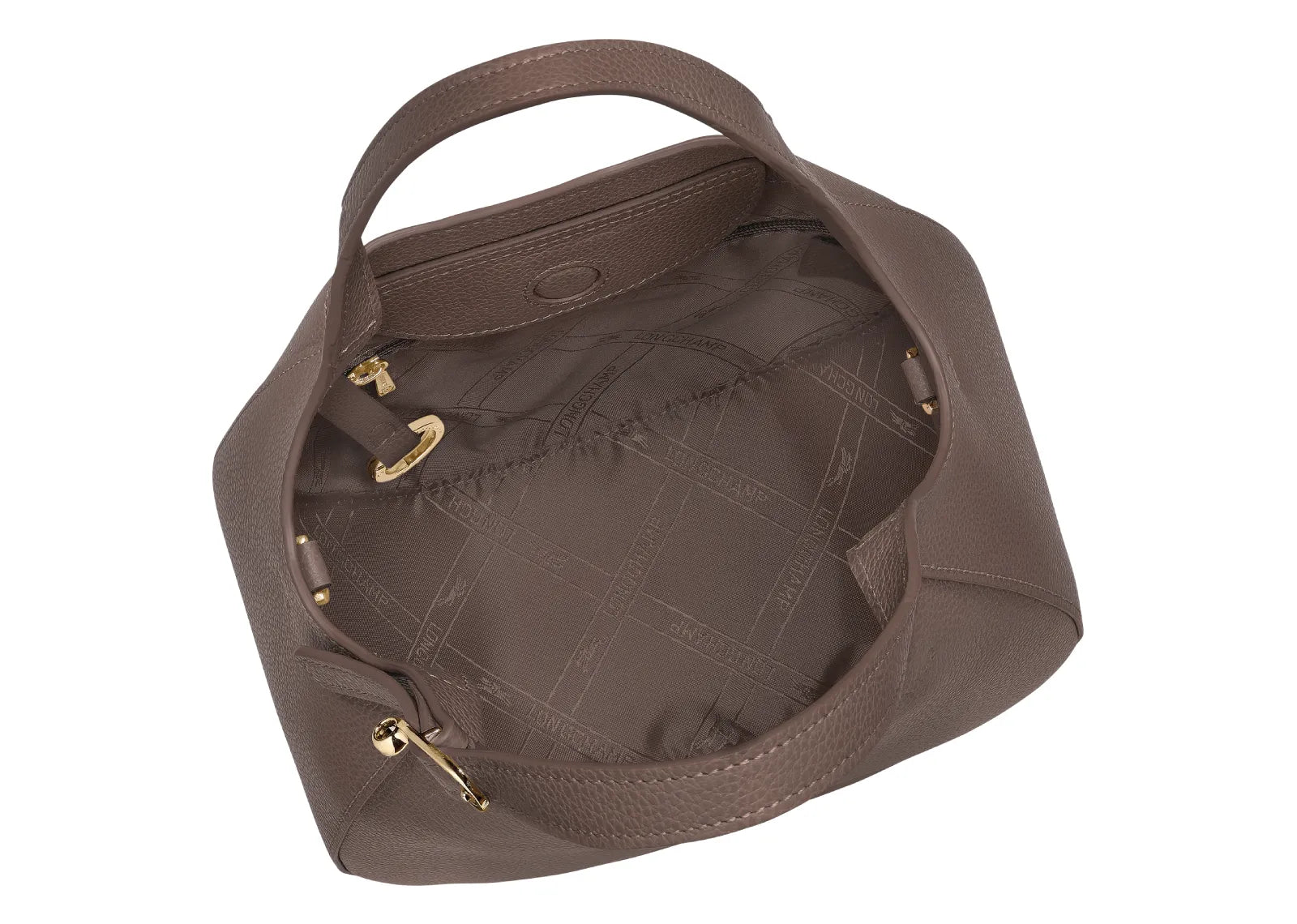 Le Foulonné Small Handbag Taupe
