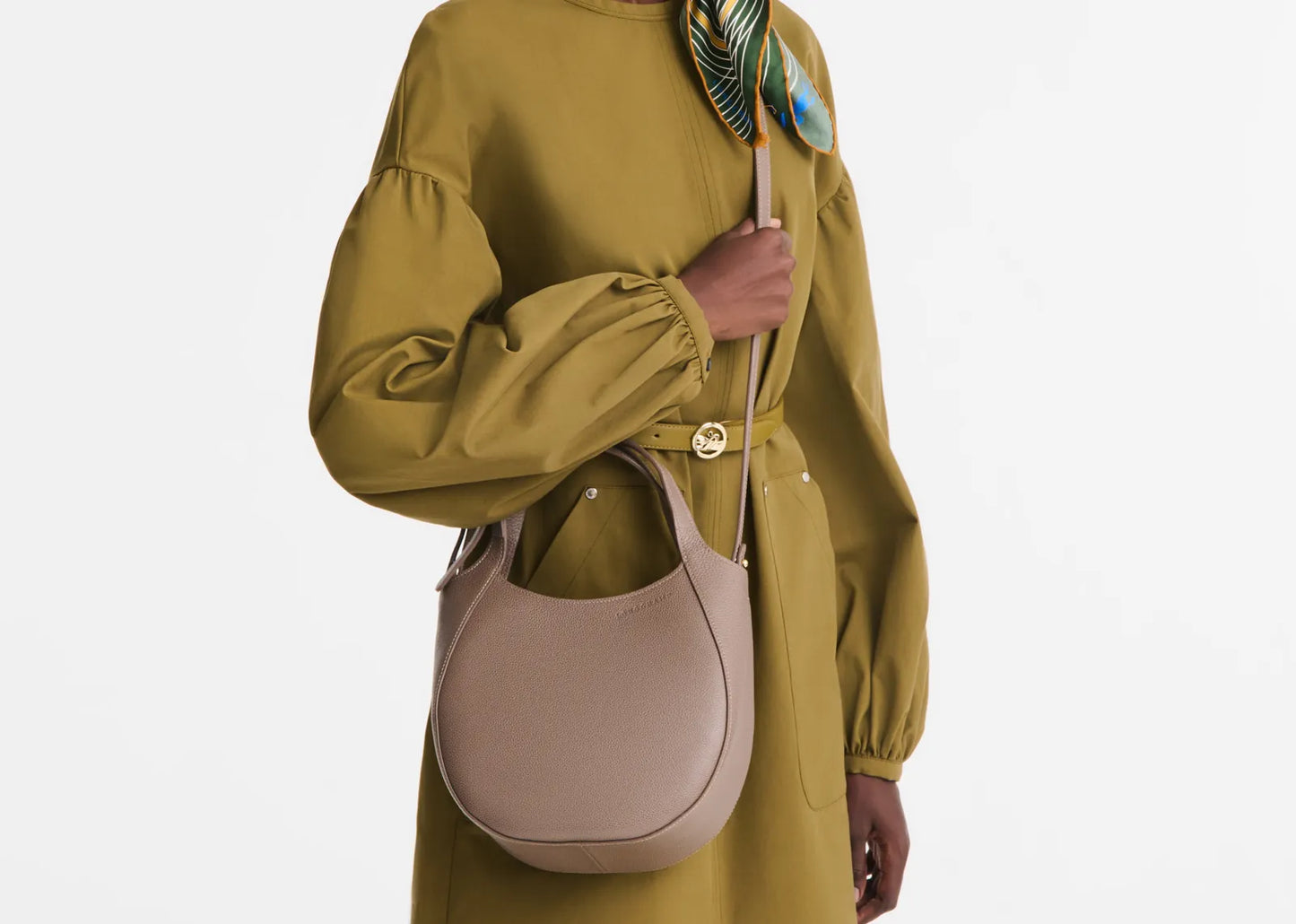 Le Foulonné Small Handbag Taupe