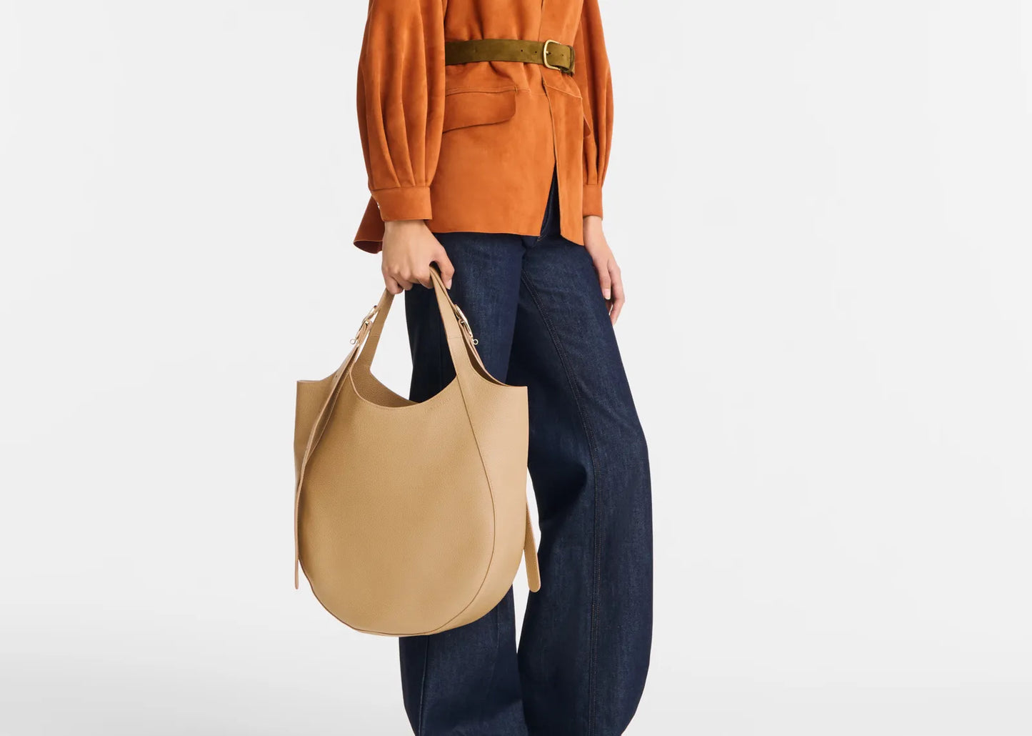 Le Foulonné XL Tote Bag Biscuit