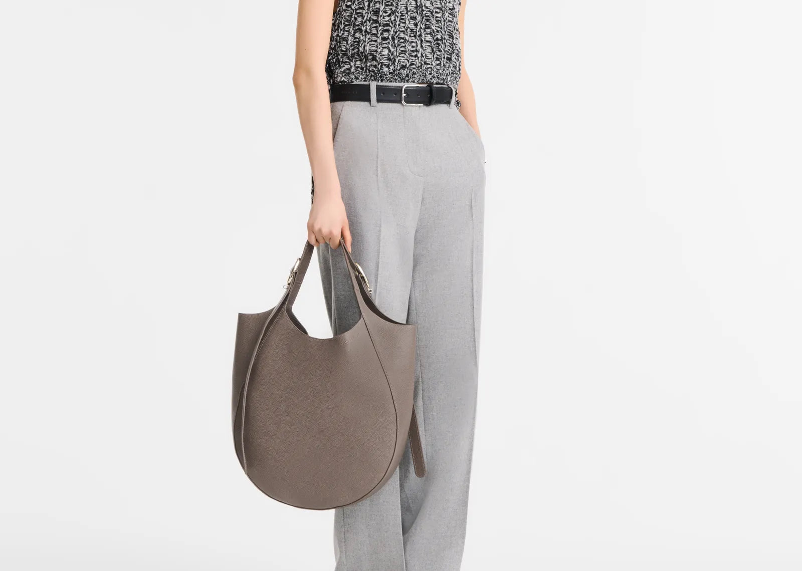 Le Foulonné XL Tote Bag Taupe