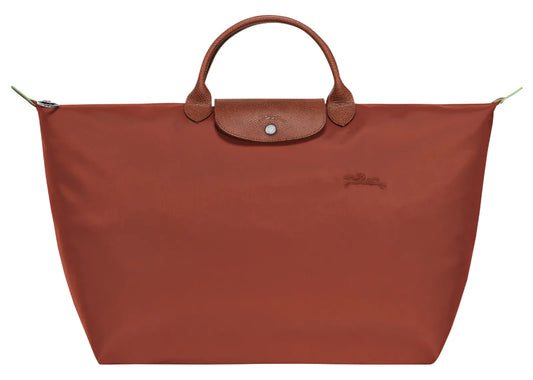 Le Pliage Green L Travel Bag Chestnut