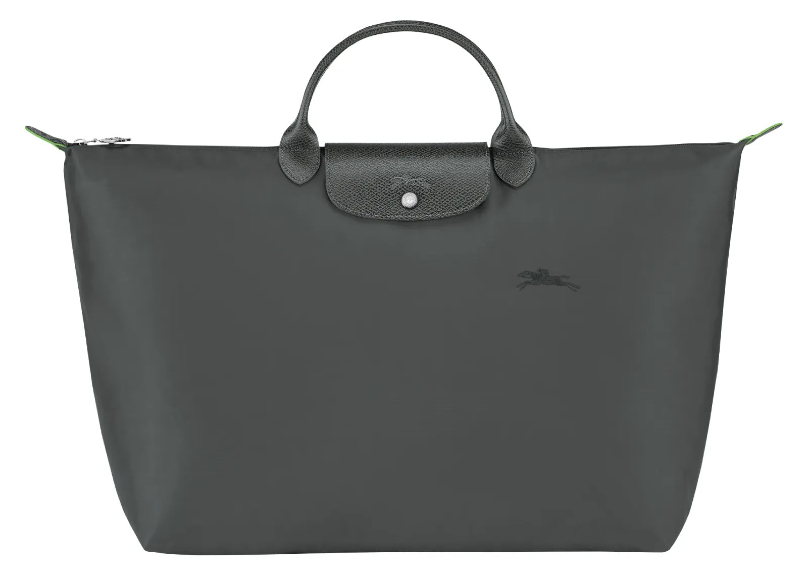 Le Pliage Green L Travel Bag Graphite