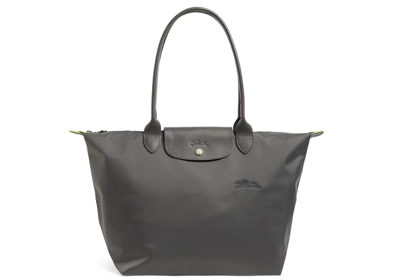 Le Pliage Green Large Tote Bag Graphite