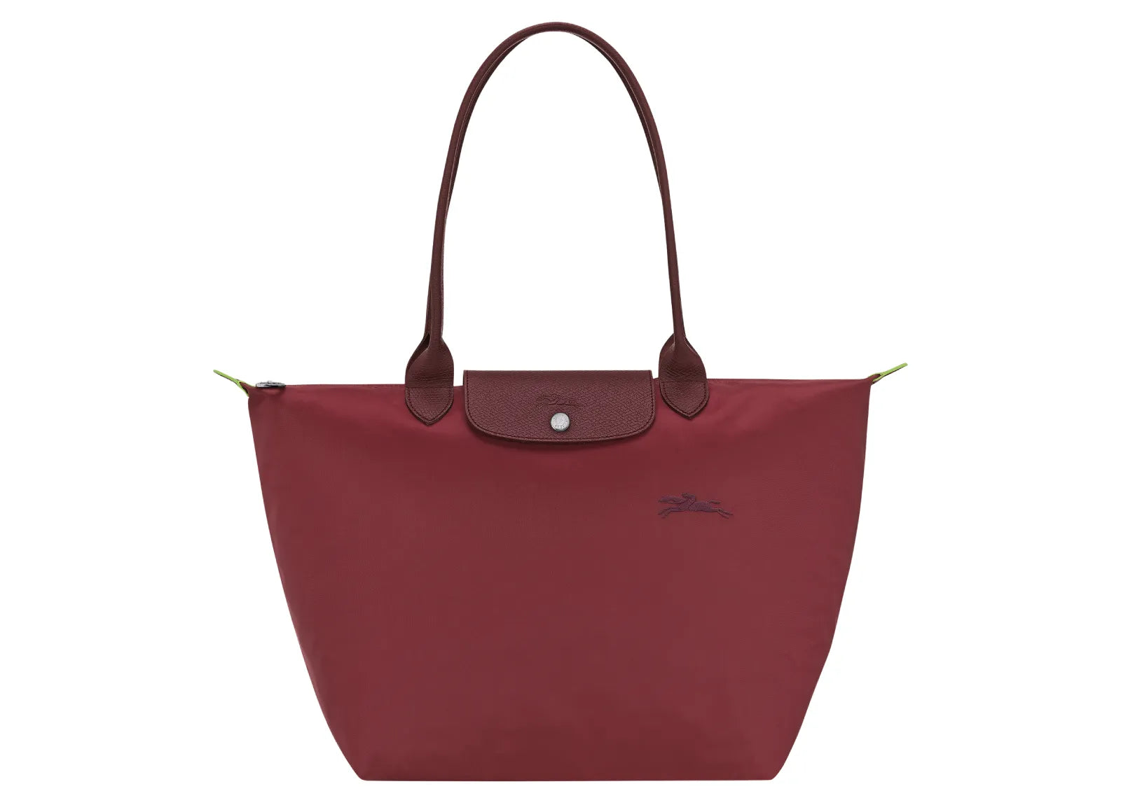 Le Pliage Green Large Tote Bag Pomegranate