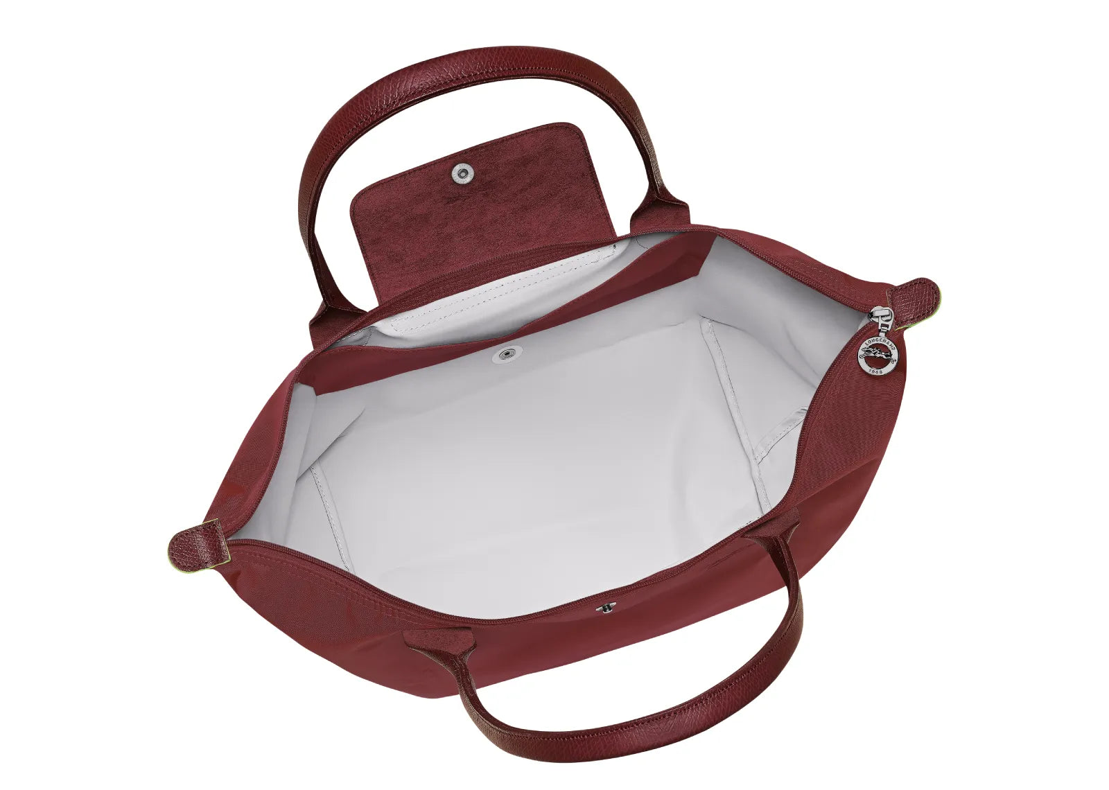 Le Pliage Green Large Tote Bag Pomegranate