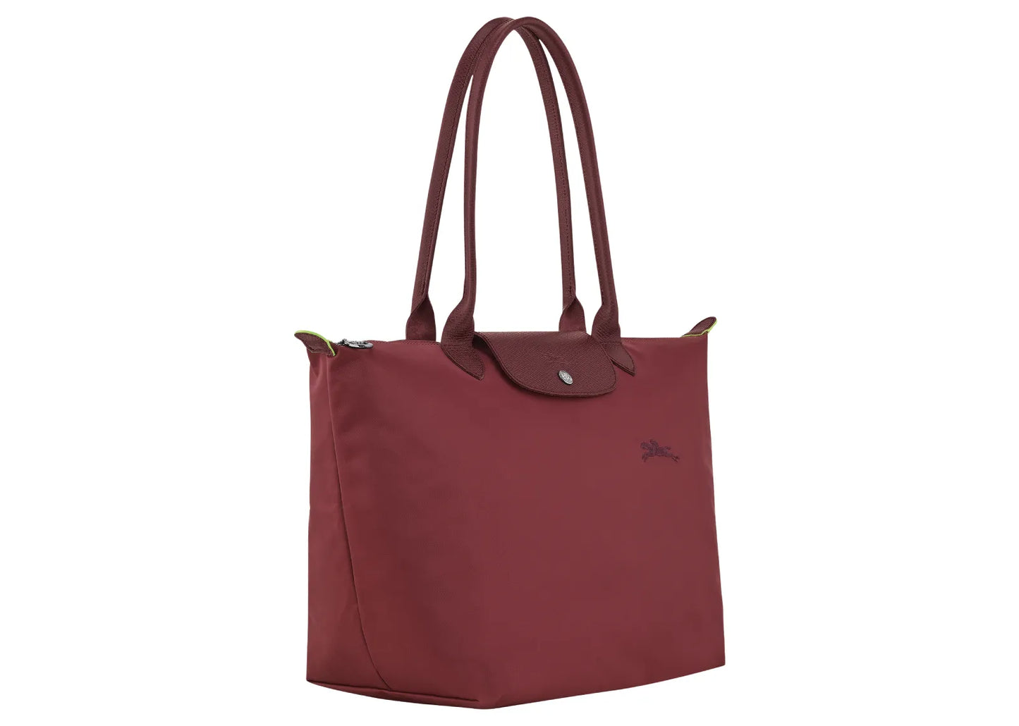 Le Pliage Green Large Tote Bag Pomegranate