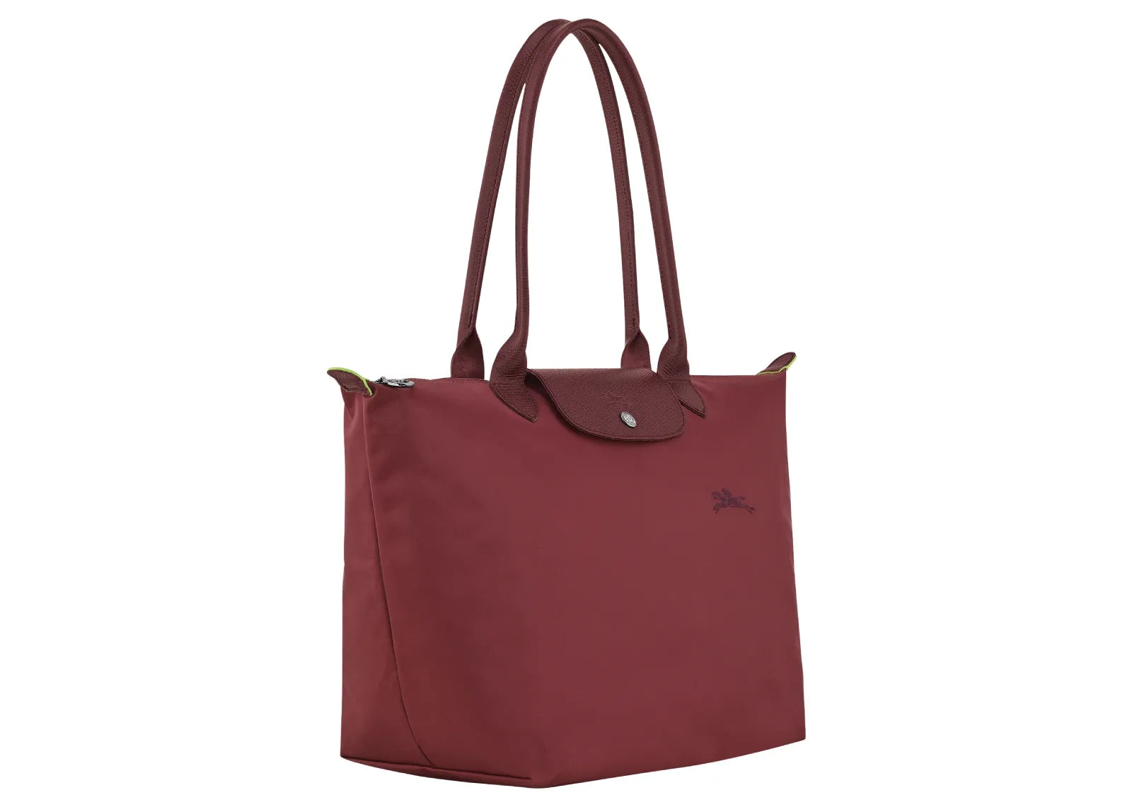 Le Pliage Green Large Tote Bag Pomegranate