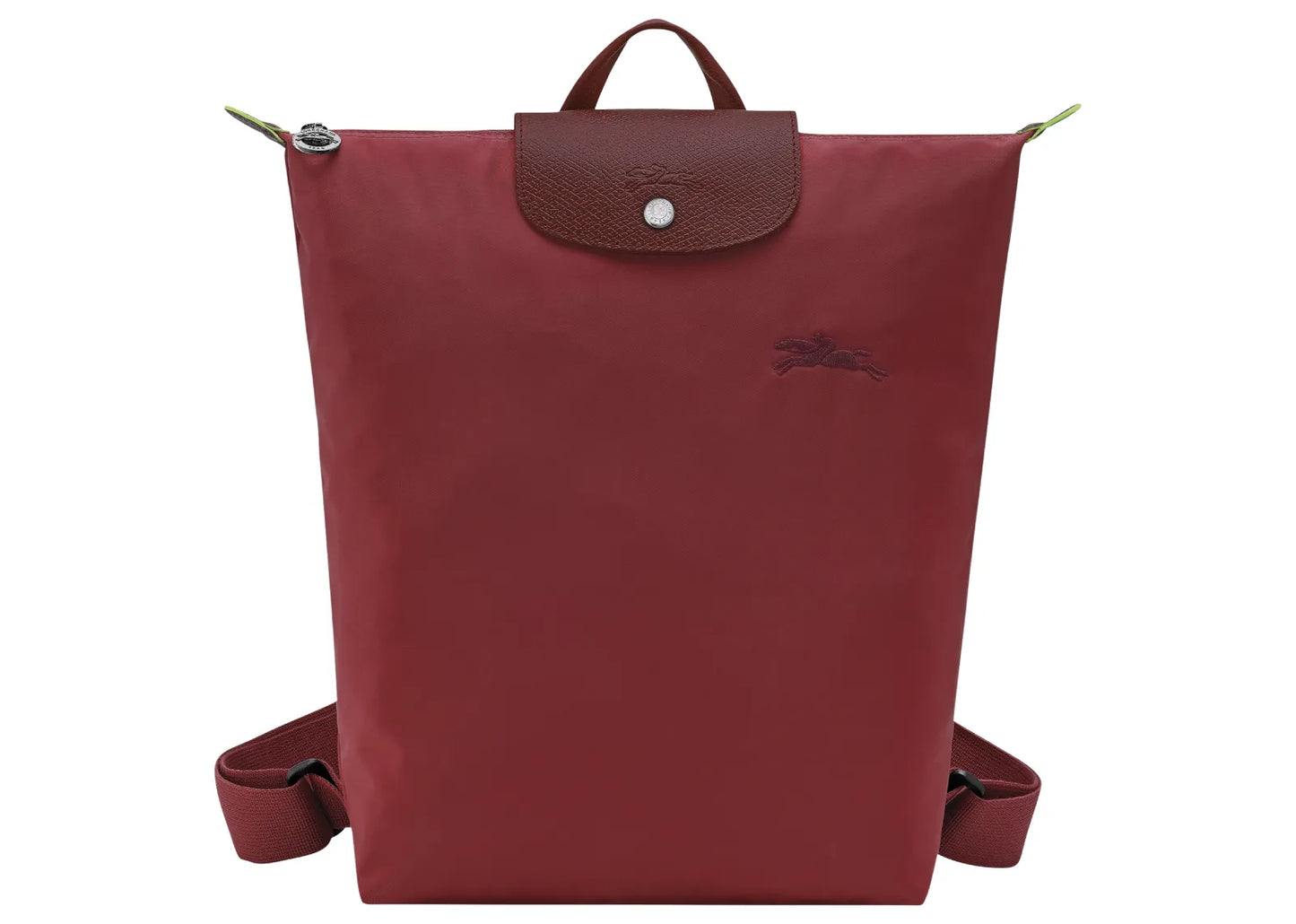 Le Pliage Green M Backpack Pomegranate