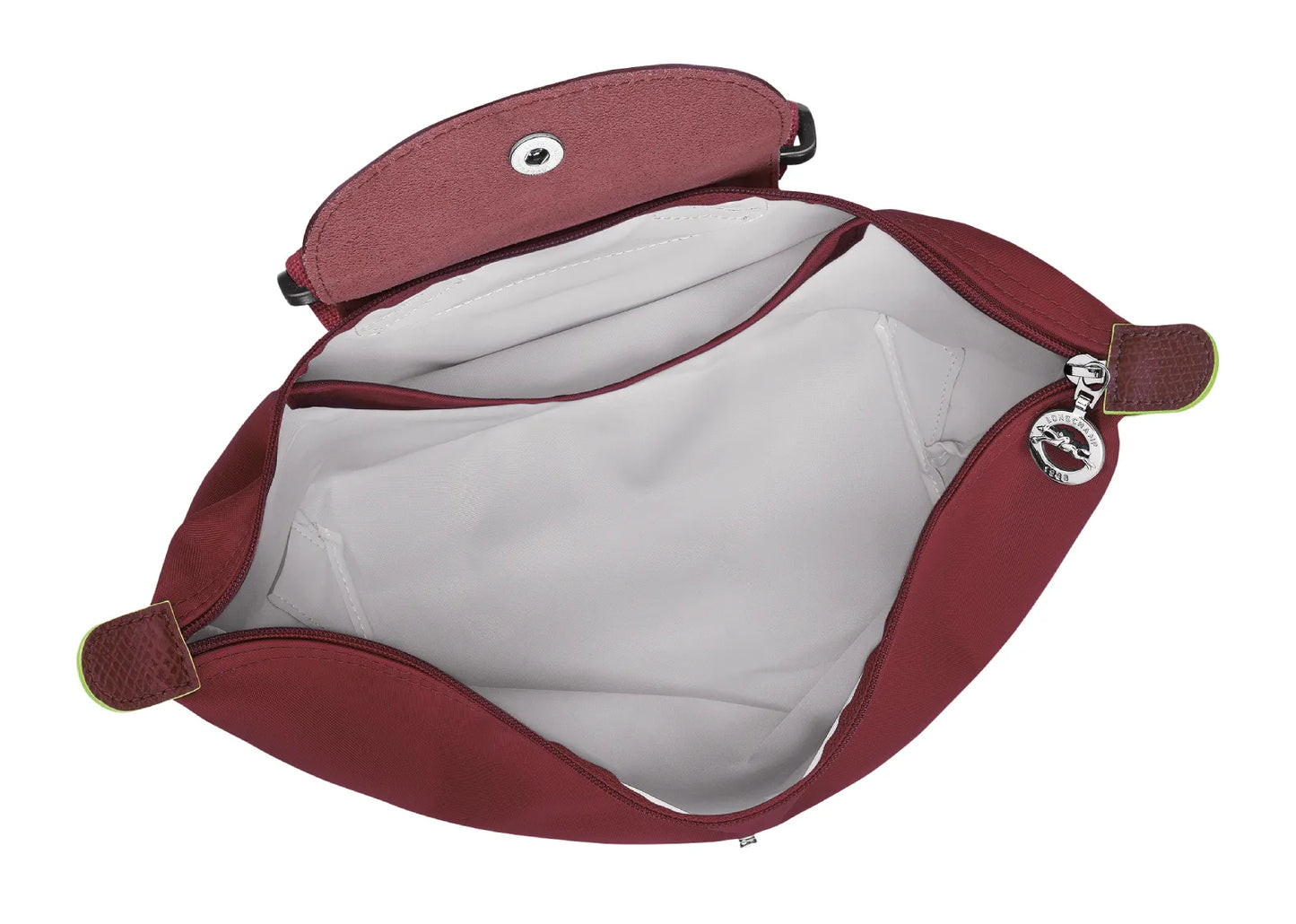 Le Pliage Green M Backpack Pomegranate
