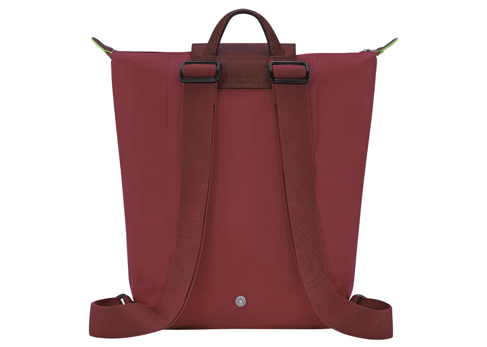 Le Pliage Green M Backpack Pomegranate