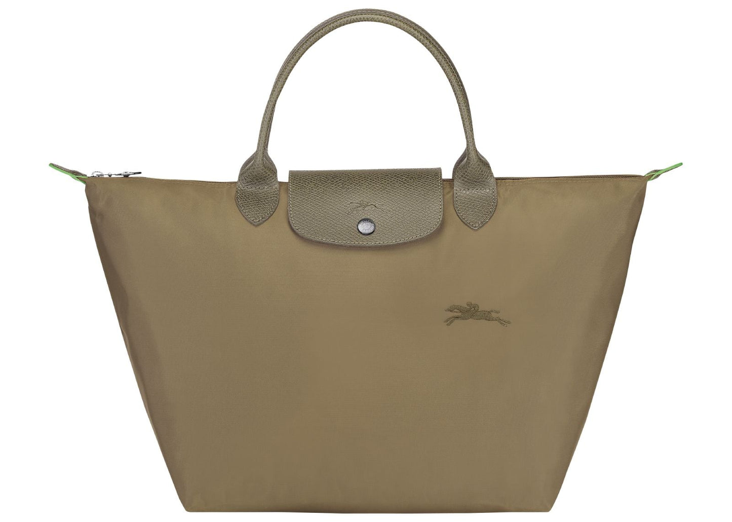 Le Pliage Green Medium Handbag Artichoke