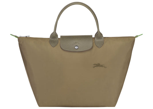 Le Pliage Green Medium Handbag Artichoke