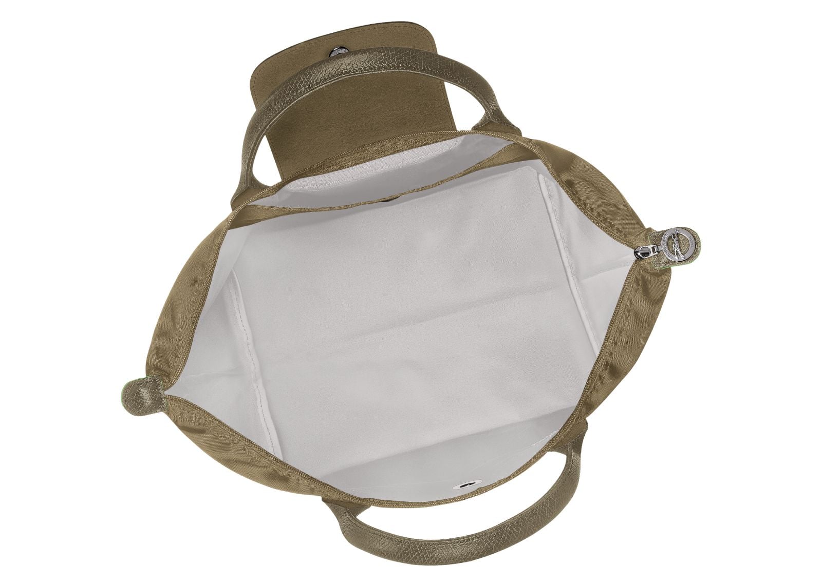 Le Pliage Green Medium Handbag Artichoke