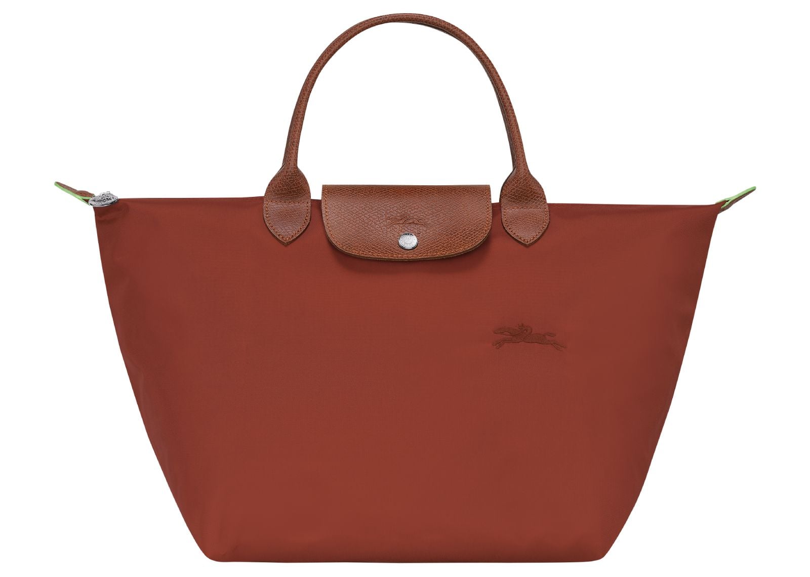 Le Pliage Green Medium Handbag Chestnut