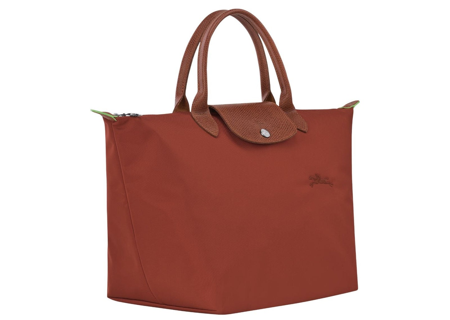 Le Pliage Green Medium Handbag Chestnut