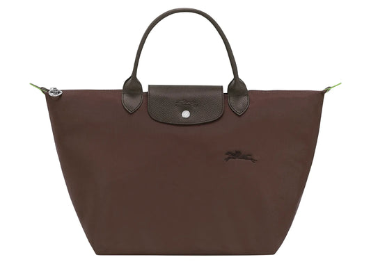 Le Pliage Green Medium Handbag Mocha
