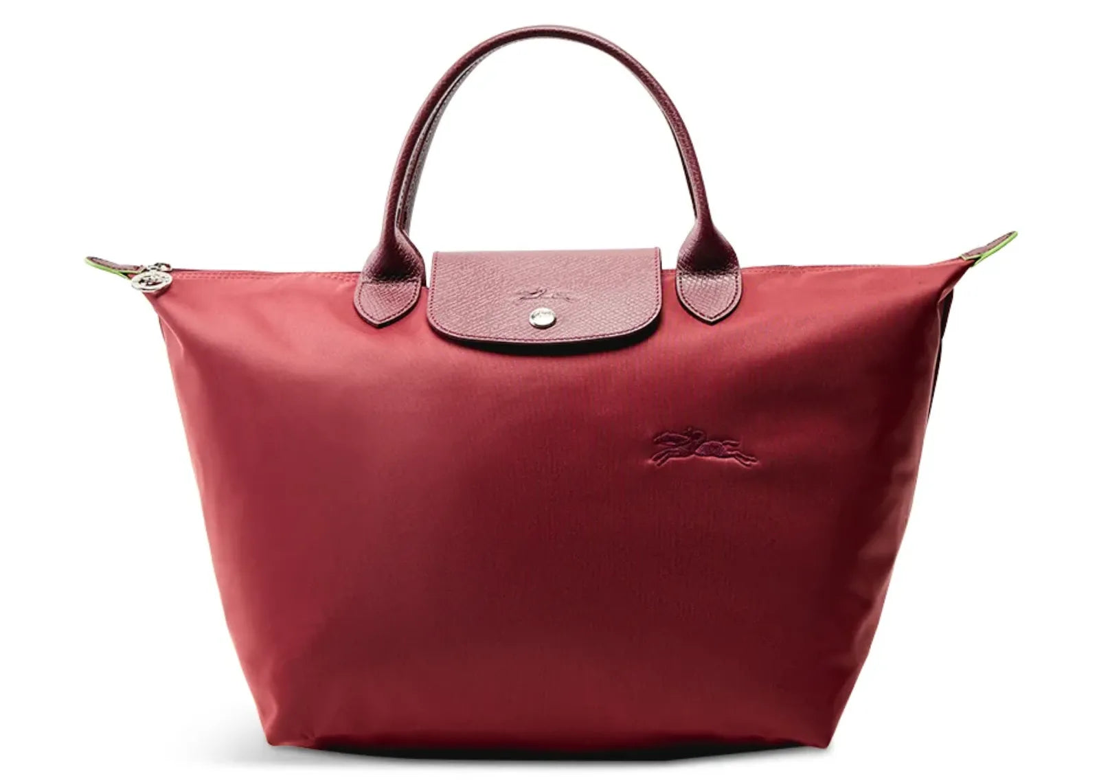 Le Pliage Green Medium Handbag Pomegranate