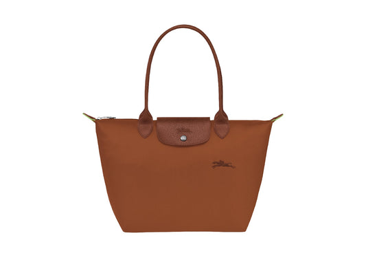 Le Pliage Green Medium Tote Bag Cognac