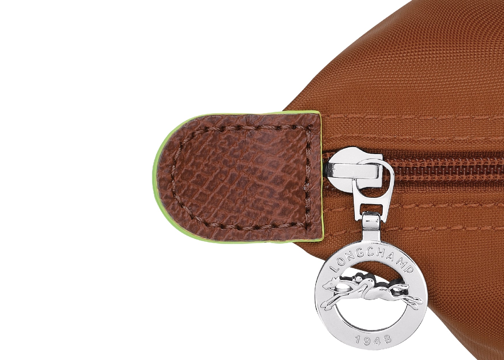 Le Pliage Green Medium Tote Bag Cognac