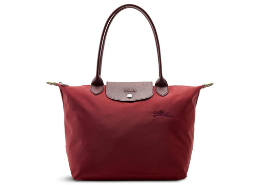 Le Pliage Green Medium Tote Bag Pomegranate