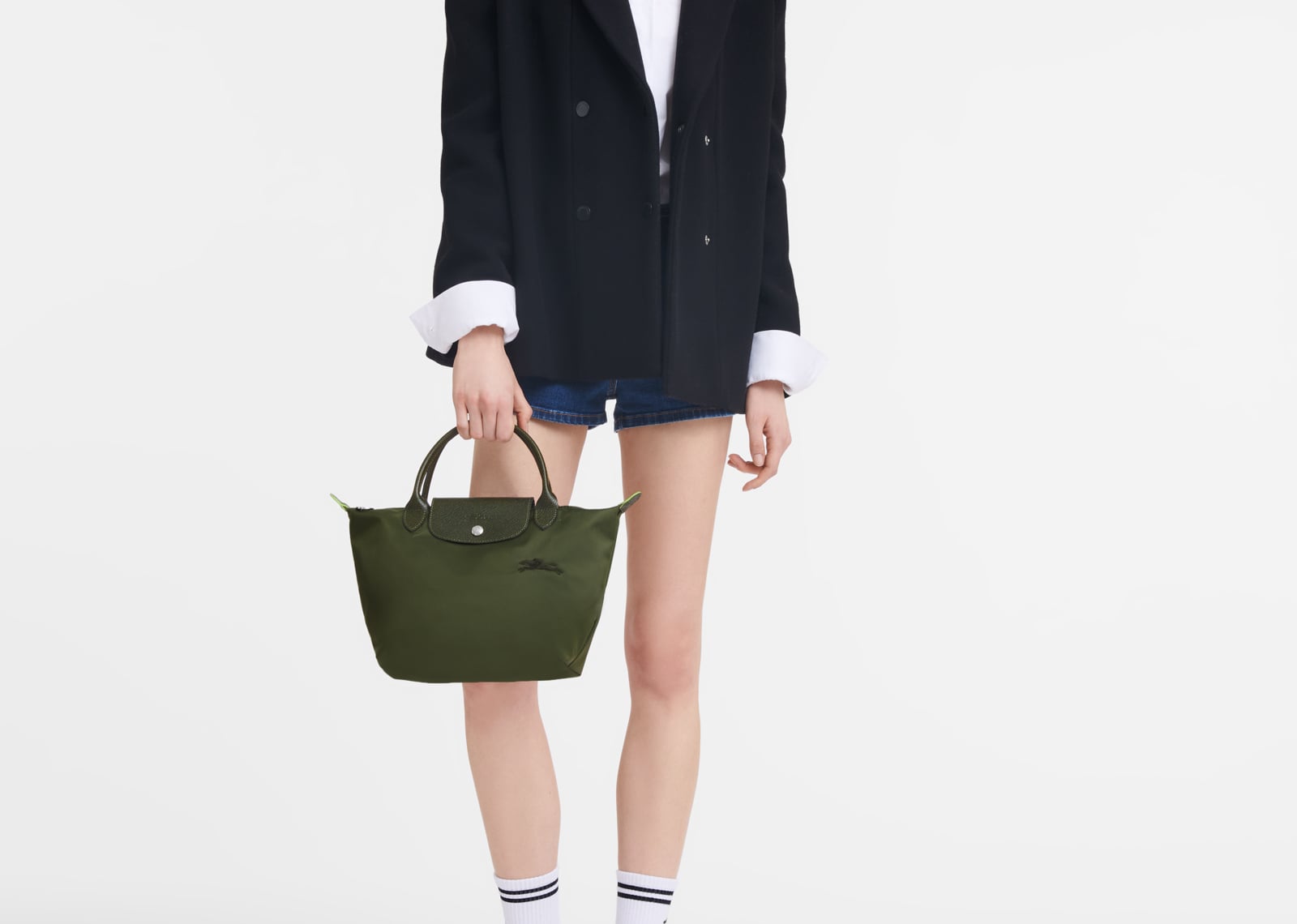 Le Pliage Green Small Handbag Forest