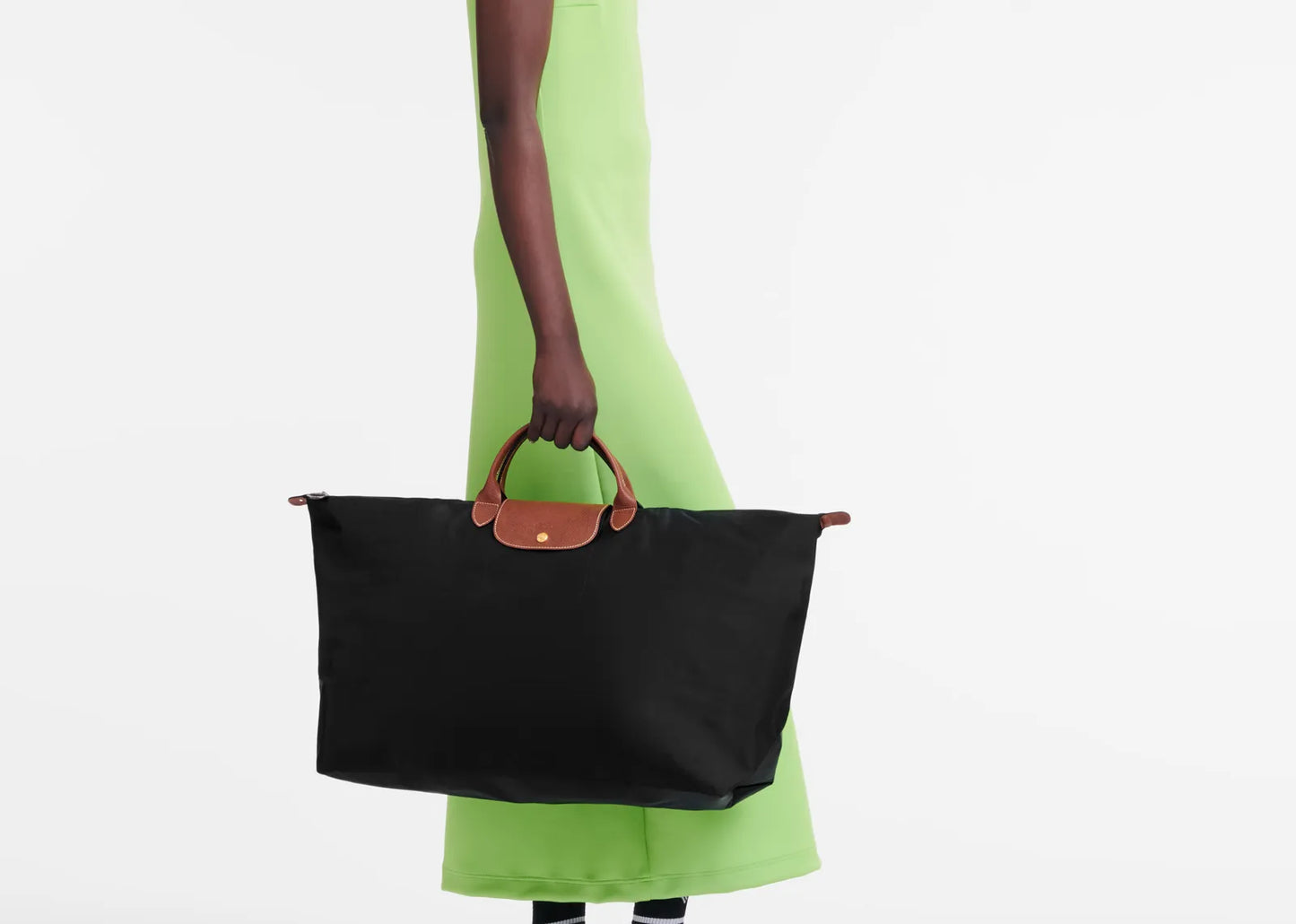 Le Pliage Original L Travel Bag Black