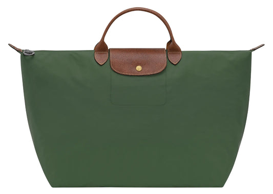 Le Pliage Original L Travel Bag British Green