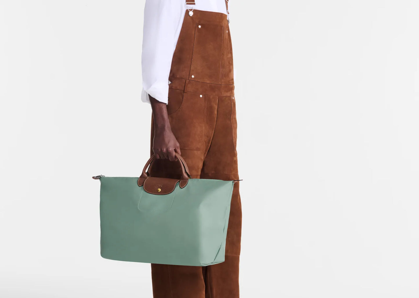 Le Pliage Original L Travel Bag Celadon