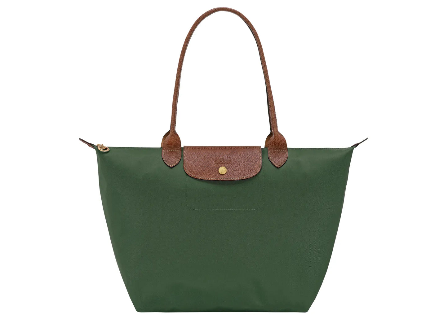 Le Pliage Original Large Tote Bag British Green