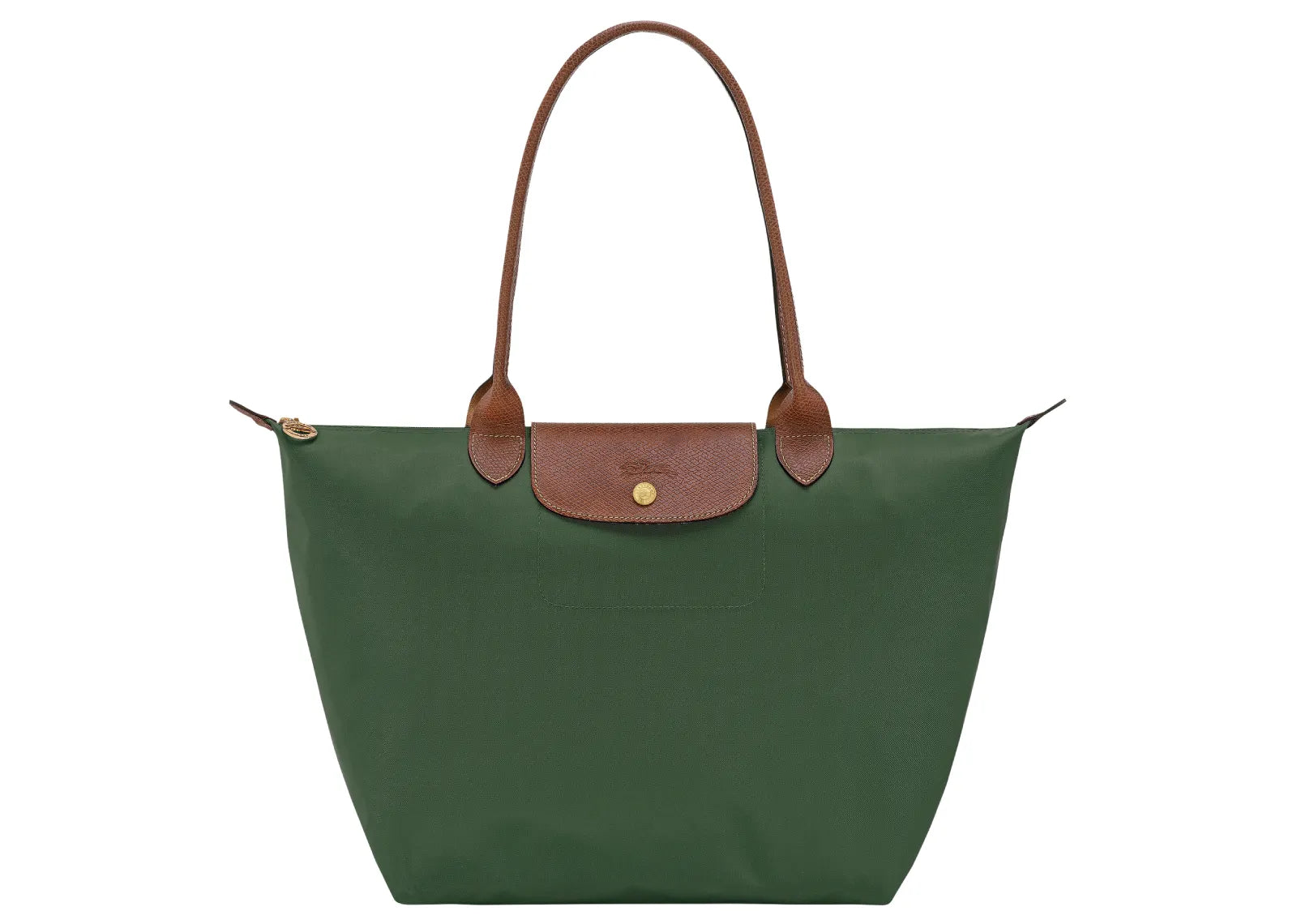 Le Pliage Original Large Tote Bag British Green