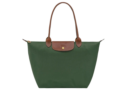 Le Pliage Original Large Tote Bag British Green