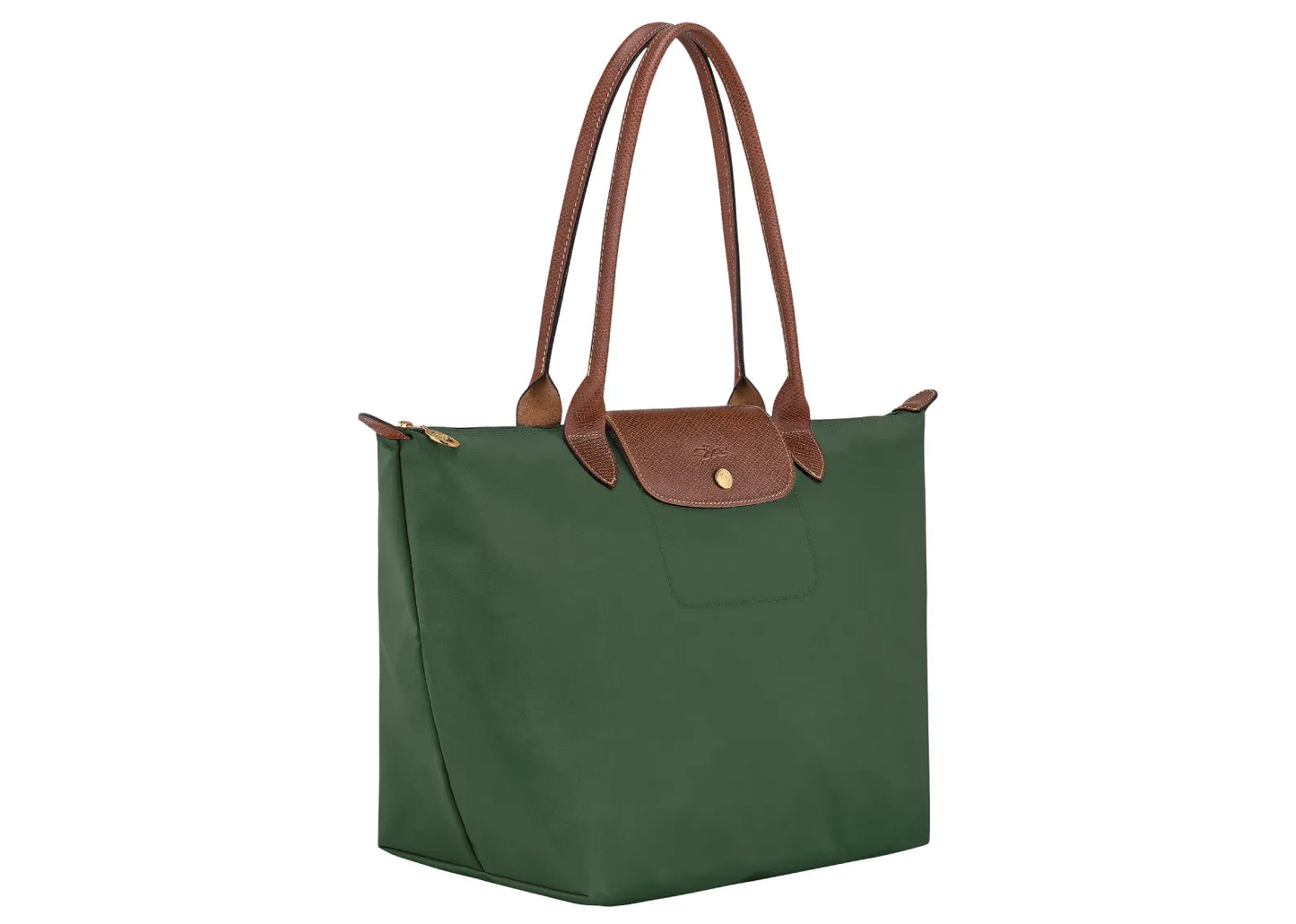 Le Pliage Original Large Tote Bag British Green