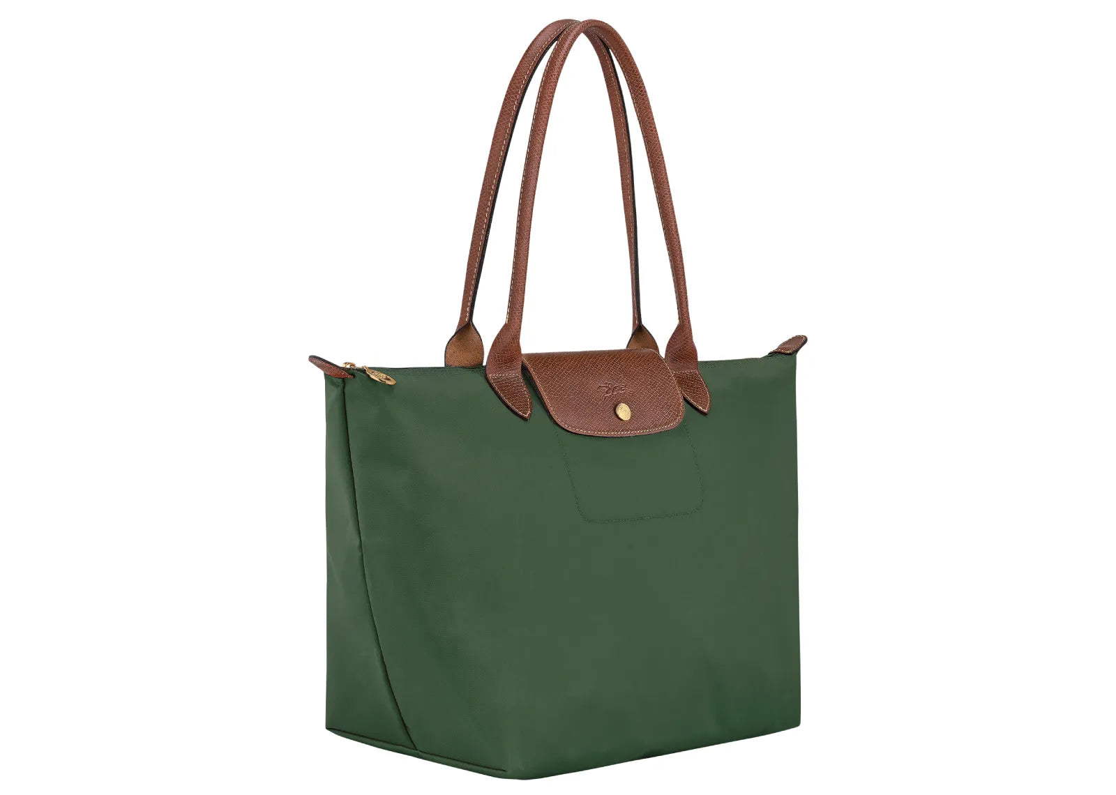 Le Pliage Original Large Tote Bag British Green