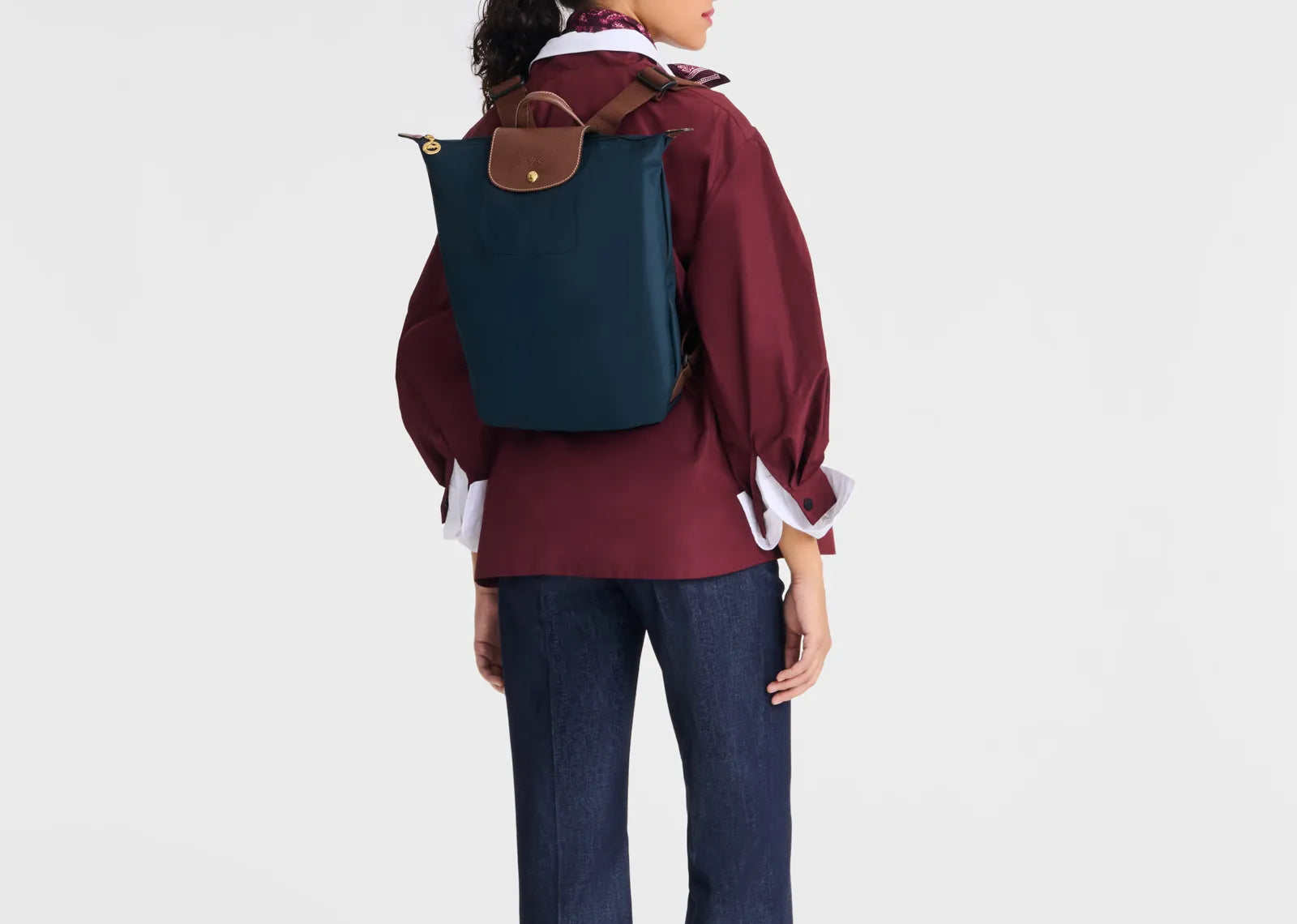 Le Pliage Original M Backpack Navy