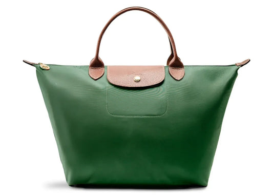 Le Pliage Original Medium Handbag British Green