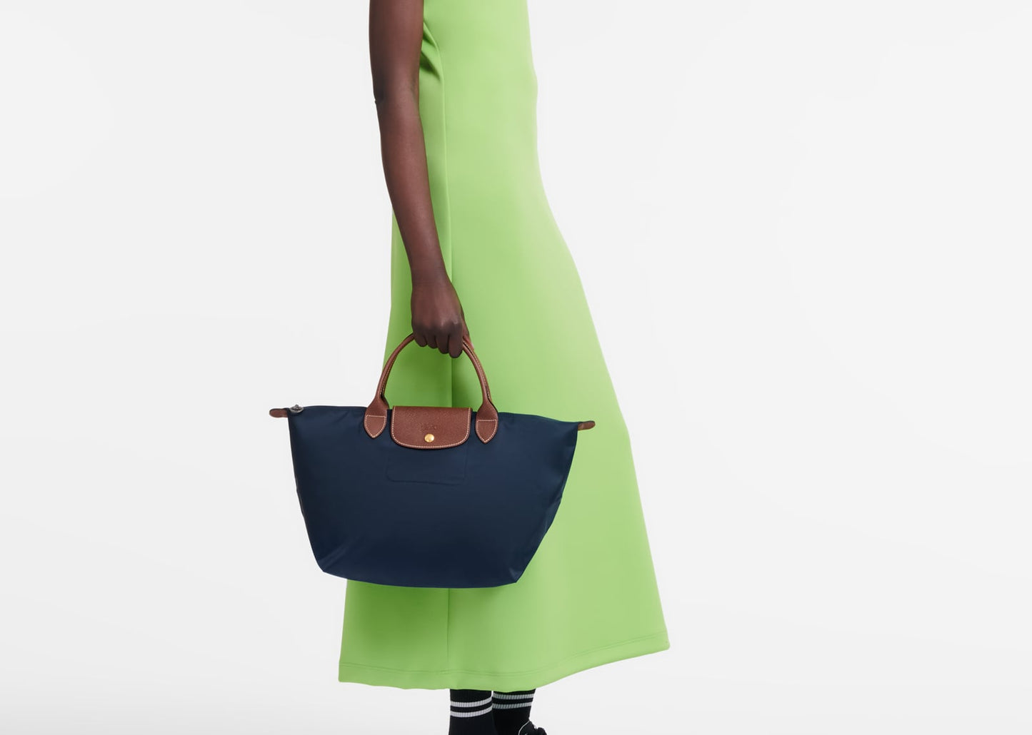Le Pliage Original Medium Handbag Navy