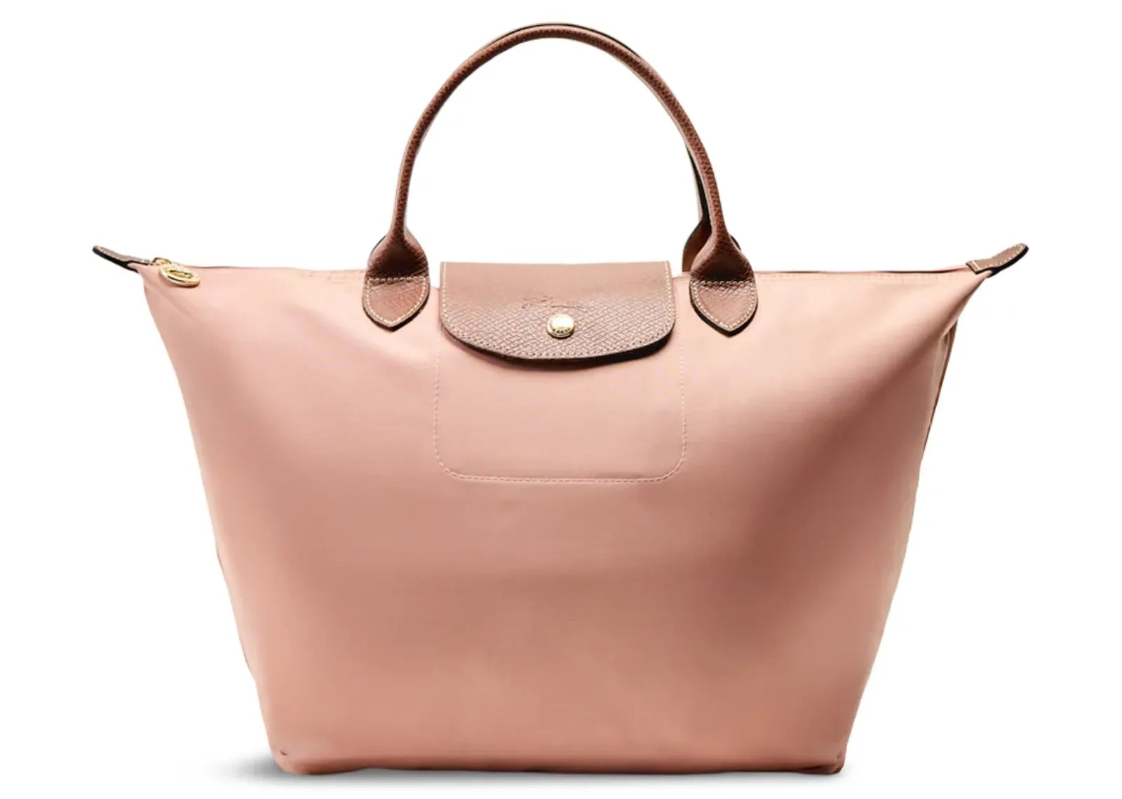 Le Pliage Original Medium Handbag Pink Tea