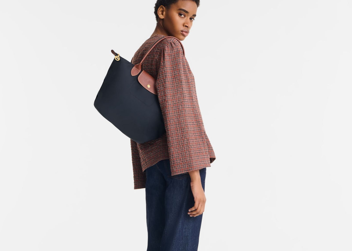 Le Pliage Original Medium Tote Bag Black