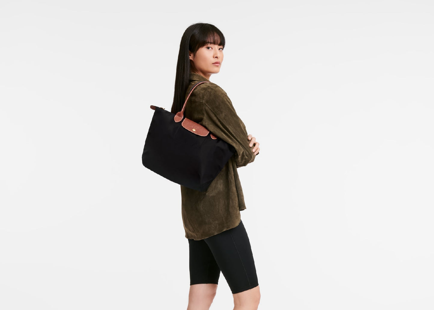 Le Pliage Original Medium Tote Bag Black